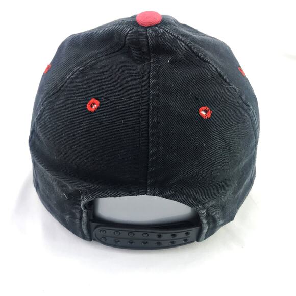 Vintage 1994 Daytona Bike Week Black Red Snapback Baseball Hat Cap - Picture 3 of 5